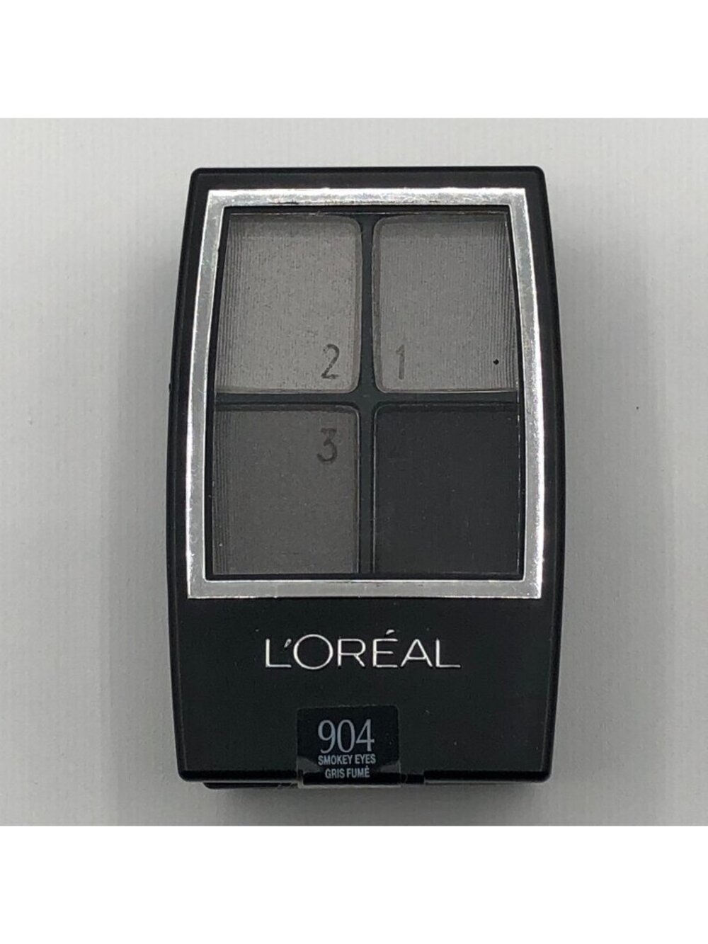 LOREAL Studio Secrets Eyeshadow Quad 904 Smokey Eyes 4 Color Palette 0.16oz